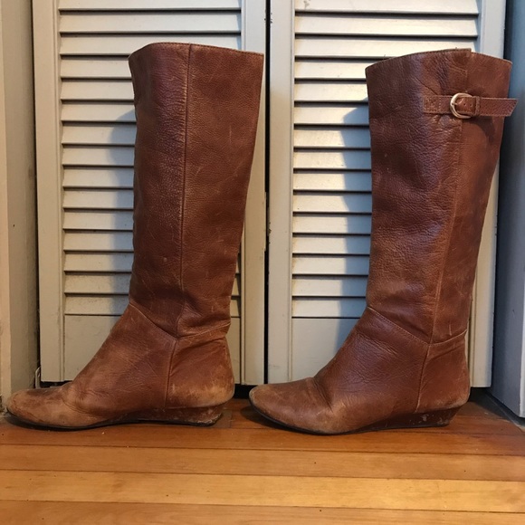 Steve Madden Cognac Intyce boots - Picture 2 of 7